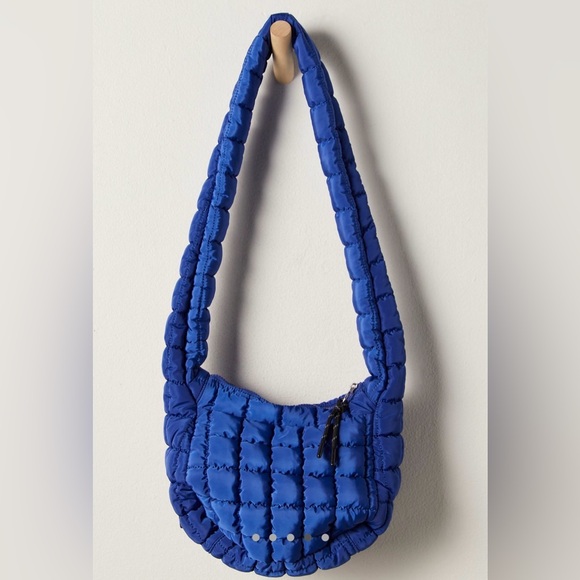 FP Movement - Blue Quilted Carryall Sling Bag - Picture 7 of 10